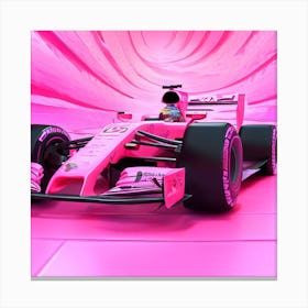 Barbies F1 Car Canvas Print