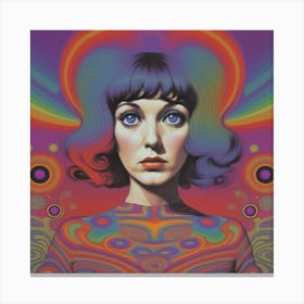 Psychedelic Woman 4 Canvas Print