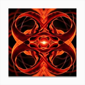 Heart Of Fire Canvas Print