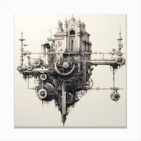 Clockwork City Canvas Print