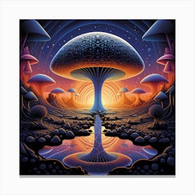 Mushroom HQ Canvas Print