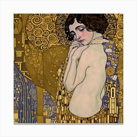 Shy Lady Canvas Print