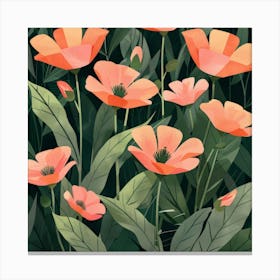 Poppies 44 Canvas Print