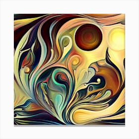 Abstract Painting 6 Canvas Print