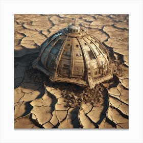 Dome In The Desert Canvas Print