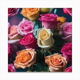 Bouquet Of Roses 2 Canvas Print