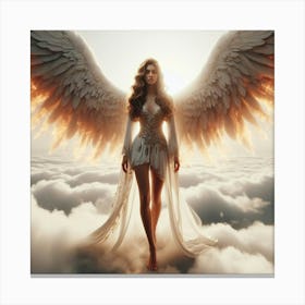 Angel With Wings Canvas Print