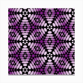 Pattern Purple Seamless Design Canvas Print