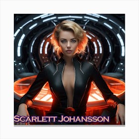 Scarlett Johansson 3 Canvas Print