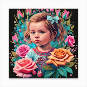 Cute Girl Canvas Print