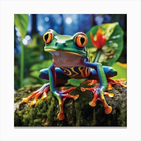 Colorful Tree Frog Canvas Print