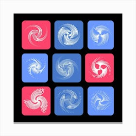 Swirling Tiles Canvas Print