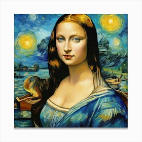 Mona Lisafgh Canvas Print