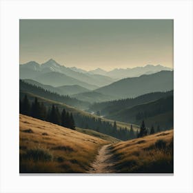 Mountain Landscape 40 Canvas Print