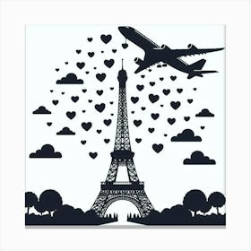 Eiffel tower 1 Canvas Print