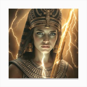 Egyptian Woman With Lightning Toile