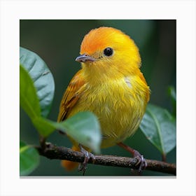 Yellow Bird 1 Canvas Print