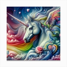 Unicorn Painting 6 Canvas Print