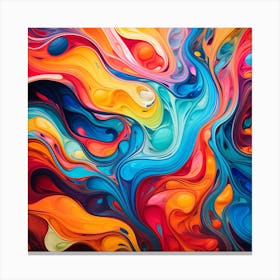 Abstract Abstract Painting 6 Canvas Print