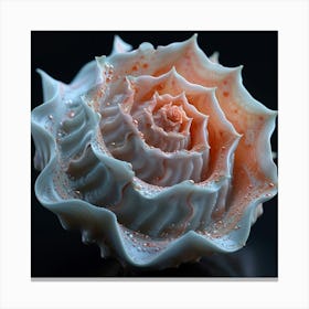 Seashell flower Canvas Print