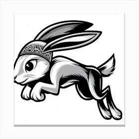 Hare Mascot Canvas Print