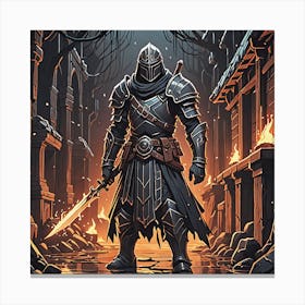 Dark Knight 4 Canvas Print