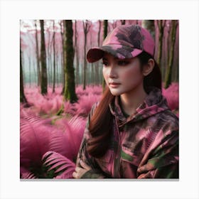 Pink Forest Canvas Print