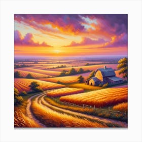 Farmer's Land Canvas Print