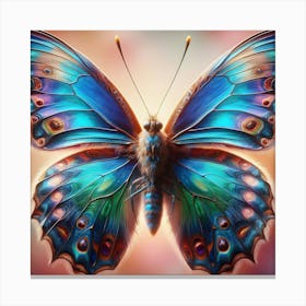 Blue Butterfly 1 Canvas Print