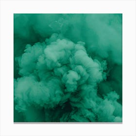 Green Smoke 1 Canvas Print