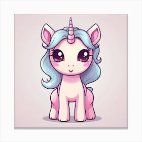 Cute Unicorn 234 Canvas Print