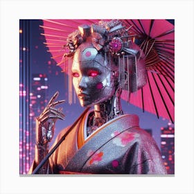 Japanese Robot Canvas Print