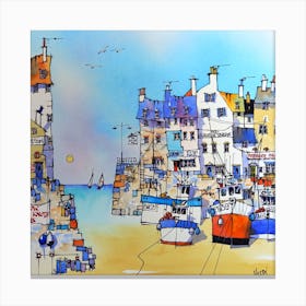 Harbourside Canvas Print