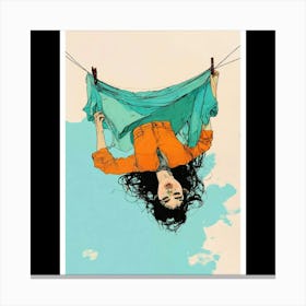 Hanging By A Thread Canvas Print