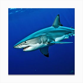 Great White Shark 12 Canvas Print