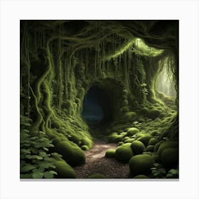 Mossy Forest Canvas Print