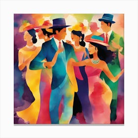 Rhythmic Soirée Canvas Print