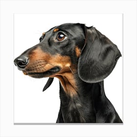 Dachshund Dog Portrait Stampe su tela