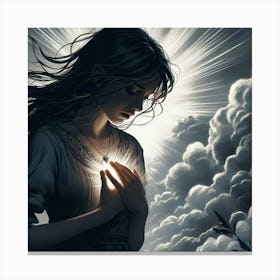 Angel Of Light Canvas Print