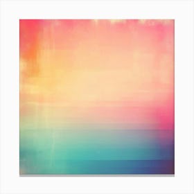 Retro Gradients Colors Grainy Texture Background Abstract Modern Vintage Faded Pastel Lay (15) Canvas Print