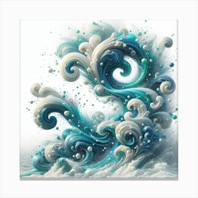 Abstract Painting Canvas Print