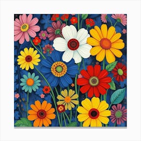 Daisy Garden Canvas Print