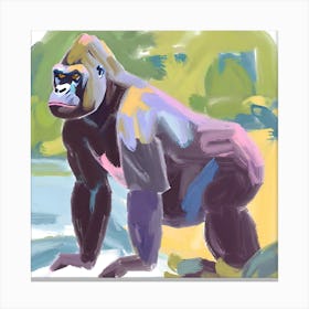 Cross River Gorilla 04 Canvas Print