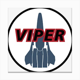 Viper Battlestar Galactica Canvas Print