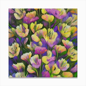 Alstroemeria Flowers 1 Canvas Print