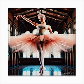 Ballerina Pink - Ballerina Dancer Canvas Print