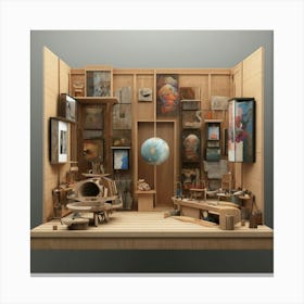 Room Full Of Art Canvas Print