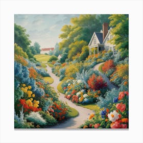 Garden Path 3 Canvas Print