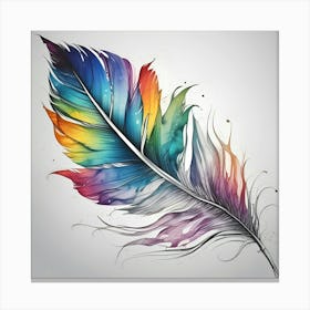 Feather Feather Feather 16 Canvas Print