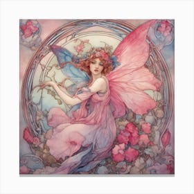 Pink fairy Canvas Print